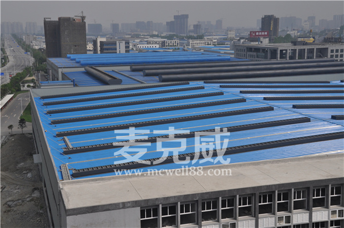 圓拱型采光天窗,開(kāi)敞式通風(fēng)天窗