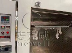 140℃，10分鐘，大面積破洞